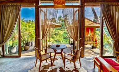 Stunning Jungle and river view Leasehold Villa in Serene Ubud - Your Turn-Key Investment Opportunity