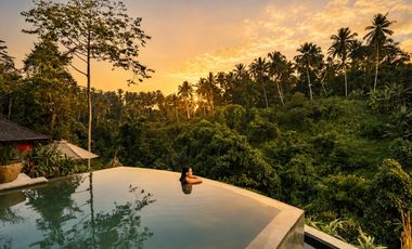 Stunning Jungle and river view Leasehold Villa in Serene Ubud - Your Turn-Key Investment Opportunity