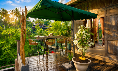 Stunning Jungle and river view Leasehold Villa in Serene Ubud - Your Turn-Key Investment Opportunity