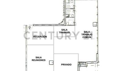 Venta Oficina en Providencia. Metro P. de Valdivia