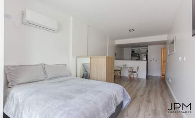 Muy luminoso Alquiler Temporario Gran Monoambiente C/balcón y Lavarropas