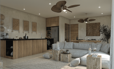 Venta departamento cerca de Av Kukulkán en Tulum