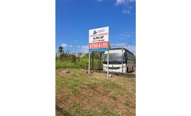 TERRENO 6.755 MT2 REBAJADO EXCELENTE UBICACION  AV DOMINGO DIAZ CV