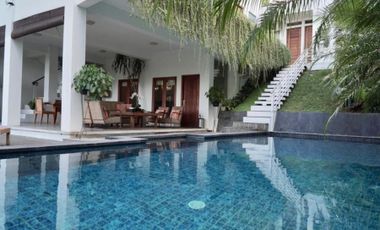 For sale villa view of rice fields, river and jungle near Canggu Bali
