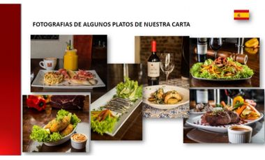Oportunidad Derecho a Llave Restaurant de Lujo Gastronomía Española