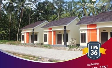 WA. 0822-5151----- (T-sel), Rumah Baru Di Sungai Raya Dalam Pontianak, Rumah Tipe 36 Pontianak