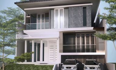 Rumah baru main road di VBR pakuwon indah surabaya