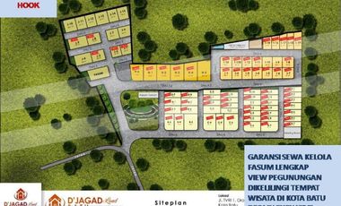 POSISI HOOK SISA 1 UNIT RUMAH VILLA 2 LANTAI DI BATU