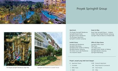 Rumah cantik design jepang springhill yume lagoon cisauk