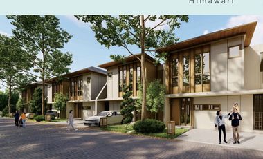 Rumah cantik design jepang springhill yume lagoon cisauk