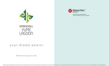 Rumah cantik design jepang springhill yume lagoon cisauk