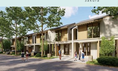 Rumah cantik design jepang springhill yume lagoon cisauk