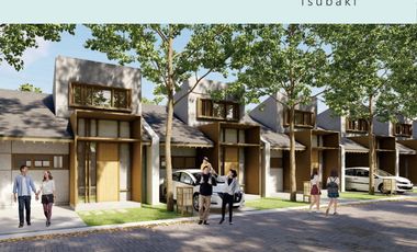 Rumah cantik design jepang springhill yume lagoon cisauk