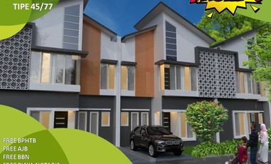 Jual Rumah Malang 2KT 2 Lantai Tipe 45/77, Bisa Inhouse Tanpa Bank