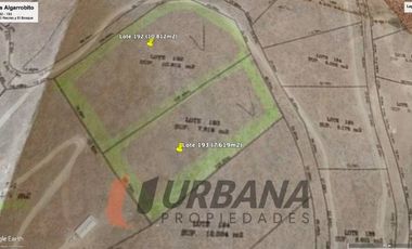 AMPLIO TERRENO CON UNA VISTA PANORAMICA EN ALGARROBITO