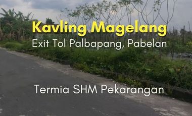 Tanah Rumah Pabelan Magelang, Dekat Exit Tol Palbapang