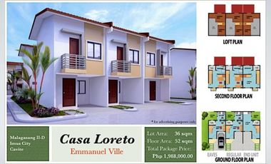 INVEST IN PRESELLING TOWNHOUSE PROJECT IN IMUS NEAR VERMOSA
