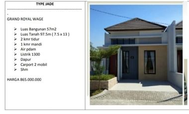 Ciamik Mewah, Grand Royal Regency, Wage, Surabaya Selatan | Br227 F