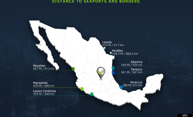 LOTES INDUSTRIALES - WorldPort ind. Park - S.José de Iturbide - $55 USD/m2