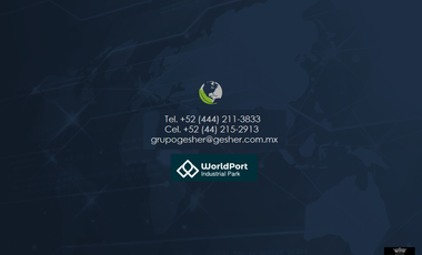 LOTES INDUSTRIALES - WorldPort ind. Park - S.José de Iturbide - $55 USD/m2