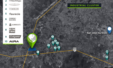 LOTES INDUSTRIALES - WorldPort ind. Park - S.José de Iturbide - $55 USD/m2