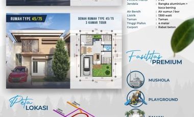 Rumah Dijual Dekat Sidoarjo Kota Diamond City Juanda
