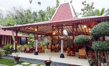 Villa Desain Joglo Asri Berlokasi di Bantul