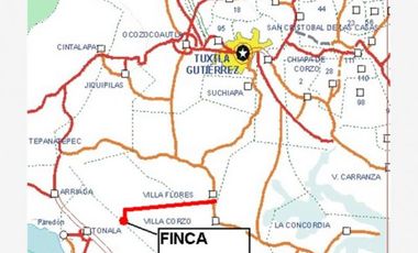 VT-063 RANCHO CAFETALERO PRODUCTIVO EN, Villaflores, Chiapas