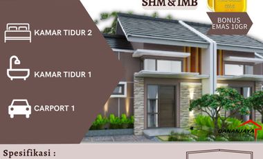 Rumah disumberarum model minimalis semi furnish hanya 425jt