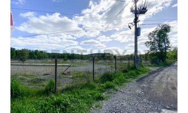 Sitio con excelente ubicación acceso norte de Villarrica