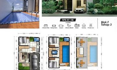 HANYA DI KOTA BATU! Villa Desain Exclusive Tipe 97 Lokasi Dekat Pariwisata