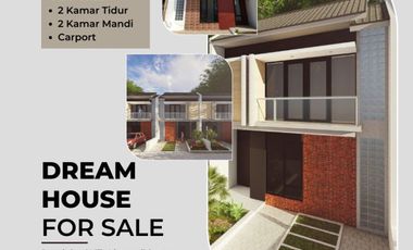 5 Menit Ke Pusat Perkotaan Rumah Dengan Konsep Villa hanya 600jutaan