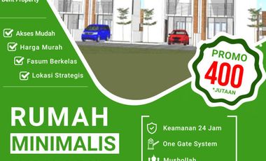 Promo Rumah Villa Mewah Aliya Free BPHTB dekat Kampus UMM