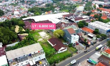 Tanah Komersial Lokasi Sangat Strategis di Pinggir Jl. Raya Bogor