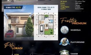 ON FEBRUARY SALE! DIAMOND VILLAGE JUANDA 2, Rumah Murah Nyaman dan Bebas Banjir Hanya di DVJ 2