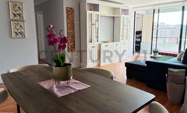 DEPARTAMENTO EN ARRIENDO, AMOBLADO, 3D 2B, LAS CONDES