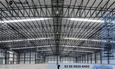 Rent industrial warehouse in Chalco