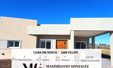 Casa en venta - Barrio Privado Cerrado San Felipe Canning Ezeiza