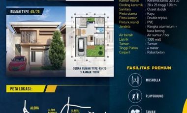 Rumah modern sidoarjo hanya 200juta Nonsubsidi