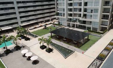 Suite de alquiler en Puerto Santa Ana, amoblada, frente al río, 1 parqueo.