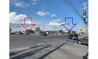 2 TERRENOS COMERCIALES RENTA AV BENITO JUAREZ e ISRAEL CAVAZOS Gpe ESTRATÉGICO