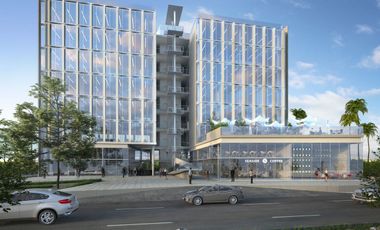 Oficina en venta en nuevo centro urbano de Playa del Carmen, cruz de servicios.