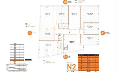 VENTA DE OFICINA COMERCIAL EN TORRE ALBERTINA CON UBICACIÓN PRIVILEGIADA