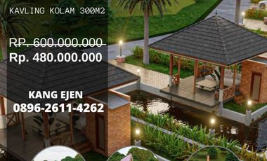 Kavling 300m bonus gazebo cuma 400 jutaan di Bogor, mau?