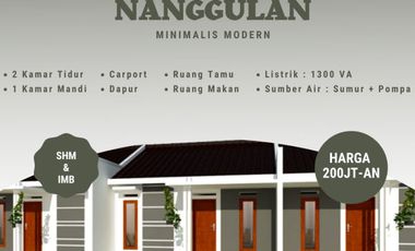 Rumah KPR konsep minimalis dekat SMKN 1 Nanggulan