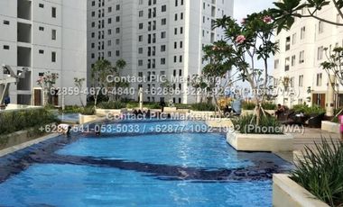 Disewakan Tahunan Apartemen 3BR Bassura City Tw F lt10 AK Un Furnished AC