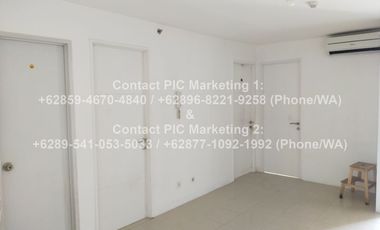 Disewakan Tahunan Apartemen 3BR Bassura City Tw F lt10 AK Un Furnished AC