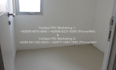 Disewakan Tahunan Apartemen 3BR Bassura City Tw F lt10 AK Un Furnished AC