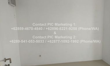 Disewakan Tahunan Apartemen 3BR Bassura City Tw F lt10 AK Un Furnished AC