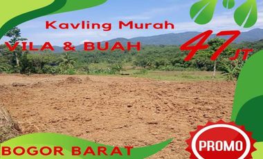 KAVLING TANAH VILA DAN BUAH MURAH AGROHILLS DI BOGOR (PROMO)